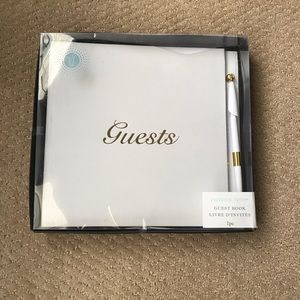 ⭐️⭐️Guest book with pen⭐️⭐️